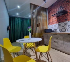 Двухместные апартаменты двуспальная кровать в Art House