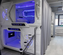 Кровать в 1-местном общем мужском номере в White Place