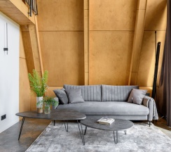 Дом древесный люкс с банным чаном №7. Первая Линия. Можно с собаками в Трофимов Берег