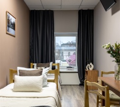 Стандартный номер с общей ванной комнатой в Номера в Гатчине