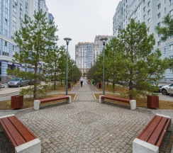 Двухместные апартаменты с балконом (двуспальная кровать) в Квартира Райдас на Чапаева 59