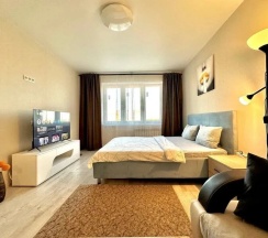 Двухместные апартаменты c 1 комнатой (двуспальная кровать) в Fresh Room на улице Маршала Устинова 3