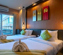 Двухместный номер Deluxe двуспальная кровать в The Phufa Waree Chiangrai Resort