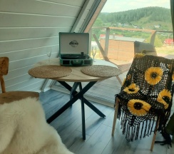 Апартаменты с красивым видом из окна в Душа