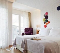 Люкс c 1 комнатой с видом на город в Sunprime Alanya Beach Hotel