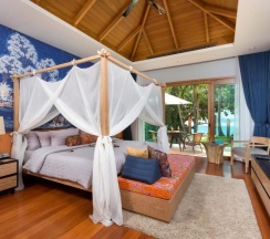 Двухместная вилла Pool Beachfront двуспальная кровать в Krabi Resort Ao Nang