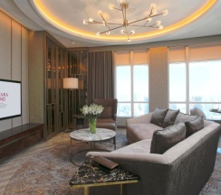 Двухместный люкс клубный двуспальная кровать в Centara Grand & Bangkok Convention Centre at CentralWorld