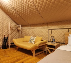 Тёплый сафари-тент в Вдохни Алтай