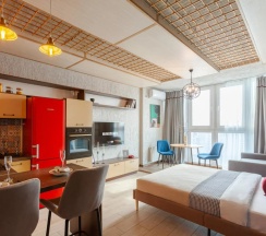 Трёхместные апартаменты c 1 комнатой в RentPlaza