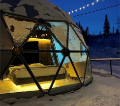 Купольный дом «WOOD» на 4 гостя в Harmonia