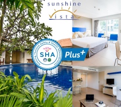 Одноместный люкс c 1 комнатой с частичным видом двуспальная кровать в Sunshine Vista