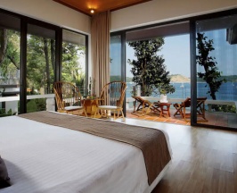 Двухместный номер Pavillion Deluxe рядом с пляжем двуспальная кровать в Baan Krating Phuket Resort