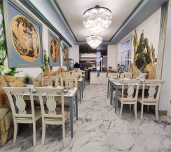 Двухуровневый номер в античном греческом стиле в Греческий Олимп