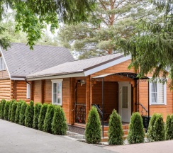 Двухместный коттедж с красивым видом из окна двуспальная кровать в Пятницкий плёс