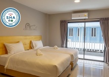 Двухместный номер Superior с видом на город 2 отдельные кровати в Fine Bed Hotel