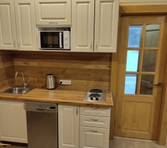 Двухместный коттедж с видом на озеро двуспальная кровать в Гостевой дом 