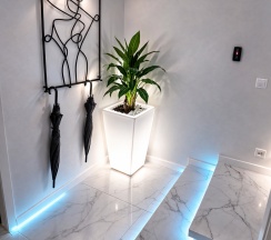 1-комнатные апартаменты с 1 двуспальной кроватью, 28.8 м², цокольный этаж в Апартаменты на Ветеранов