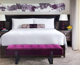 Двухместный номер Fairmont двуспальная кровать в Fairmont Singapore