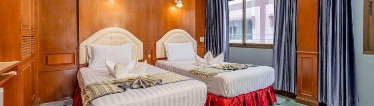 Двухместный номер Standard 2 отдельные кровати в Patong Social Hotel & Restaurant