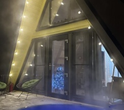 Участок с домиком "Репа" А-фрейм категории стандарт в Ланьдиво