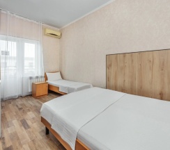 Трёхместный номер семейный Standard с балконом и с красивым видом из окна в Green rent