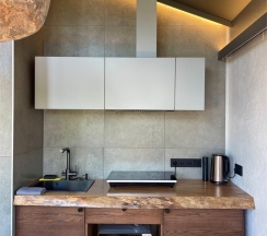 Дом «SILVER» с банным чаном на террасе в Luxe House