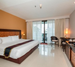 Двухместный номер Deluxe двуспальная кровать в Tara Mantra Cha Am Resort