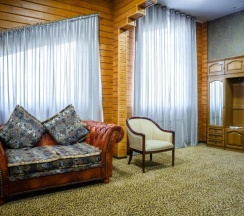 Двухместный номер Deluxe с красивым видом из окна двуспальная кровать в Chalet