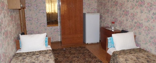 Номер стандарт эконом с 2 односпальными кроватями в Нефтяник