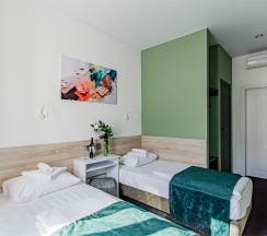 Номер с двумя кроватями в Берисон