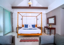 Двухместный люкс Premier Пентхаус beachfront двуспальная кровать в Baan Bophut Beach Hotel Samui