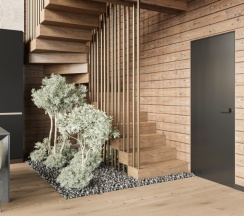 Коттедж VIP с балконом в Плавное течение