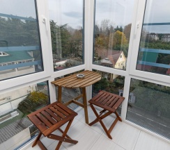 2-комнатные апартаменты люкс с балконом, вид на горы (#140) в Geo Apart