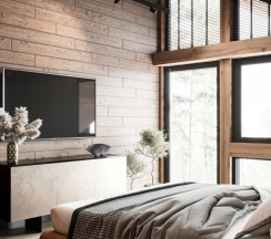 Коттедж VIP с балконом в Плавное течение