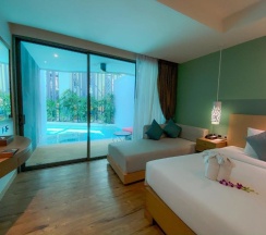 Двухместный номер Pool Access Deluxe двуспальная кровать в Crest Resort & Pool Villas