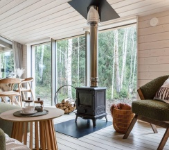 Дом Кедр с баней и купелью в Timeless