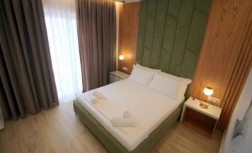 Двухместный номер Deluxe с видом на море двуспальная кровать в Julia Hotel