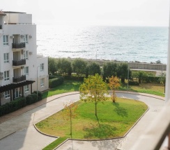 Двухместные апартаменты с диваном c 1 комнатой с видом на море (2 отдельные кровати) в Альфа Сириус