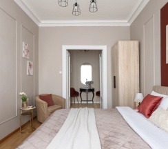 Апартаменты с 2 комнатами с балконом и с видом на город в GM Apartments