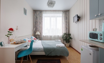 2 - СО РАН (Двухместный стандарт с кухней - Double room) в Academ Inn