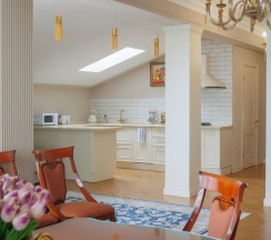 Апартаменты с 2 комнатами с балконом в Tur House