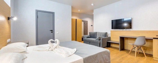 Стандартный четырехместный номер в Anemos hotel resort