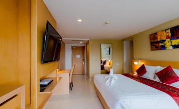 Двухместный полулюкс двуспальная кровать в Aspery Hotel