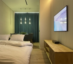 Евро-двухкомнатная квартира с красивым видом в ЖК "LEGENDA ГЕРОЕВ" в Rauktis apartments