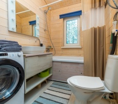 №9 BarnHouse 60m2 с кондиционером и закрытой территорией (оснащение дома см. Подробнее)) в Les holidays