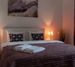 Стандарт с двумя спальнями и камином в Апартаменты IZBA