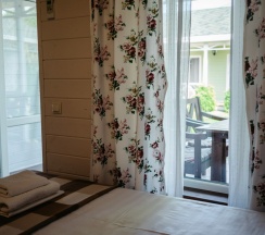 Двухместный номер с двумя односпальными кроватями и террасой в Alisa Home