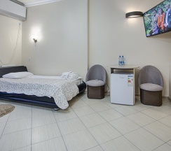 Двухместные апартаменты 4 c 1 комнатой с видом на парк 2 отдельные кровати в Exclusive Hotel&Apartments