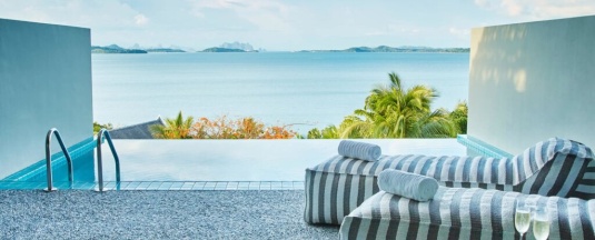 Двухместный номер Pool PHANG NGA двуспальная кровать в COMO Point Yamu, Phuket