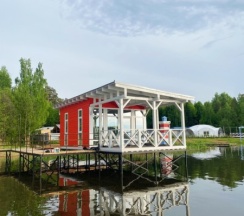 Дом на воде "Бора-Бора" 4 спальных места в ЭКО Порт